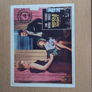 VTG "Middle of the Night" Movie Lobby Card